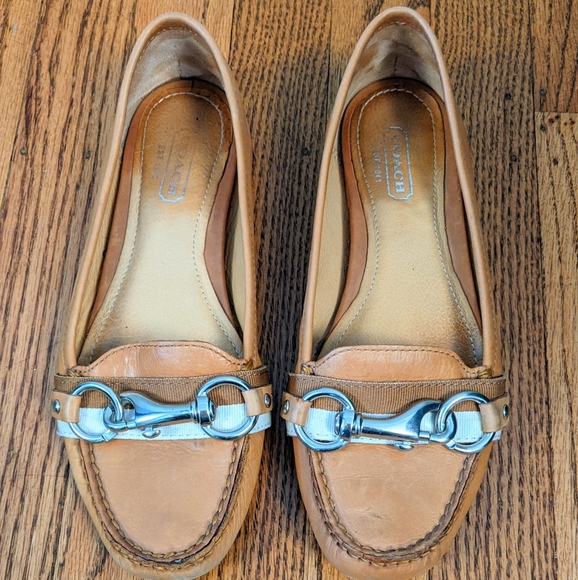 Coach Tan Loafers - Picture 2 of 3